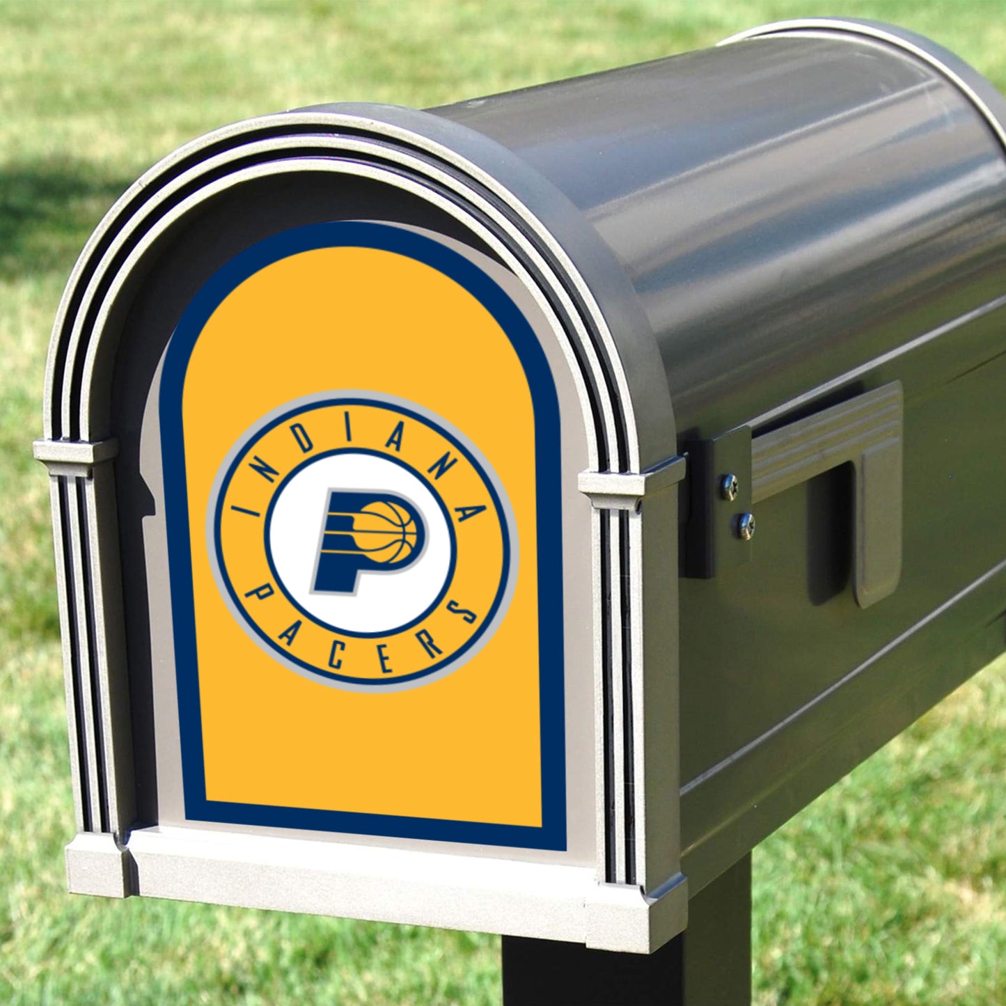 Indiana Pacers:  Mailbox Logo        - Officially Licensed NBA    Outdoor Graphic