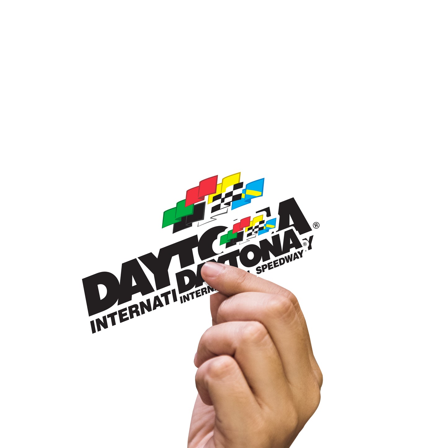 Daytona International Speedway - 5 Logo Minis (Mixed Sizes) - Official NASCAR - Reusable Vinyl Decals