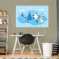 Seasons Decor: Winter Blue Winter Mural        -   Removable     Adhesive Decal