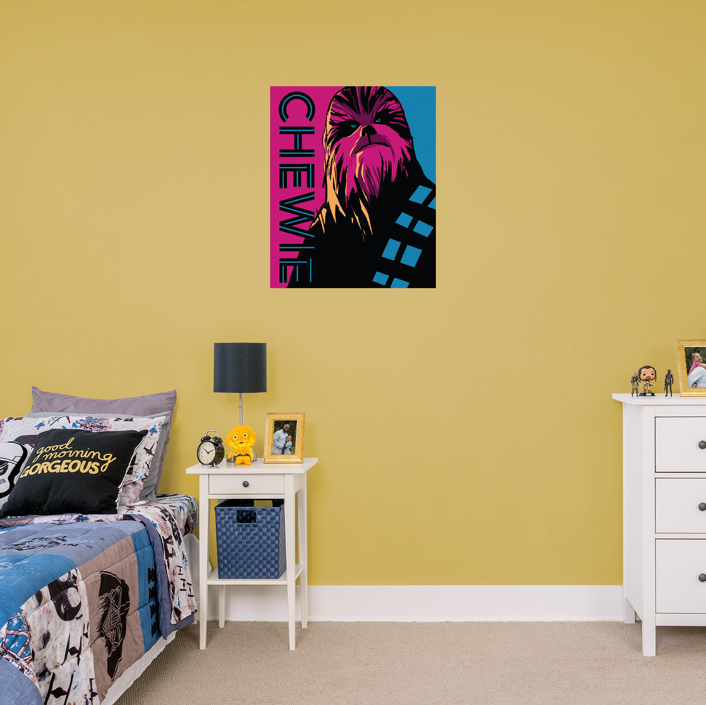 Chewbacca CHEWIE Pop Art Poster - Officially Licensed Star Wars Removable Adhesive Decal
