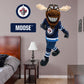 Winnipeg Jets: Moose  Mascot        - Officially Licensed NHL Removable Wall   Adhesive Decal