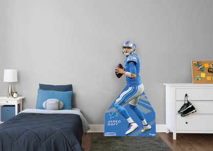 Detroit Lions: Jared Goff   Life-Size   Foam Core Cutout  - Officially Licensed NFL    Stand Out