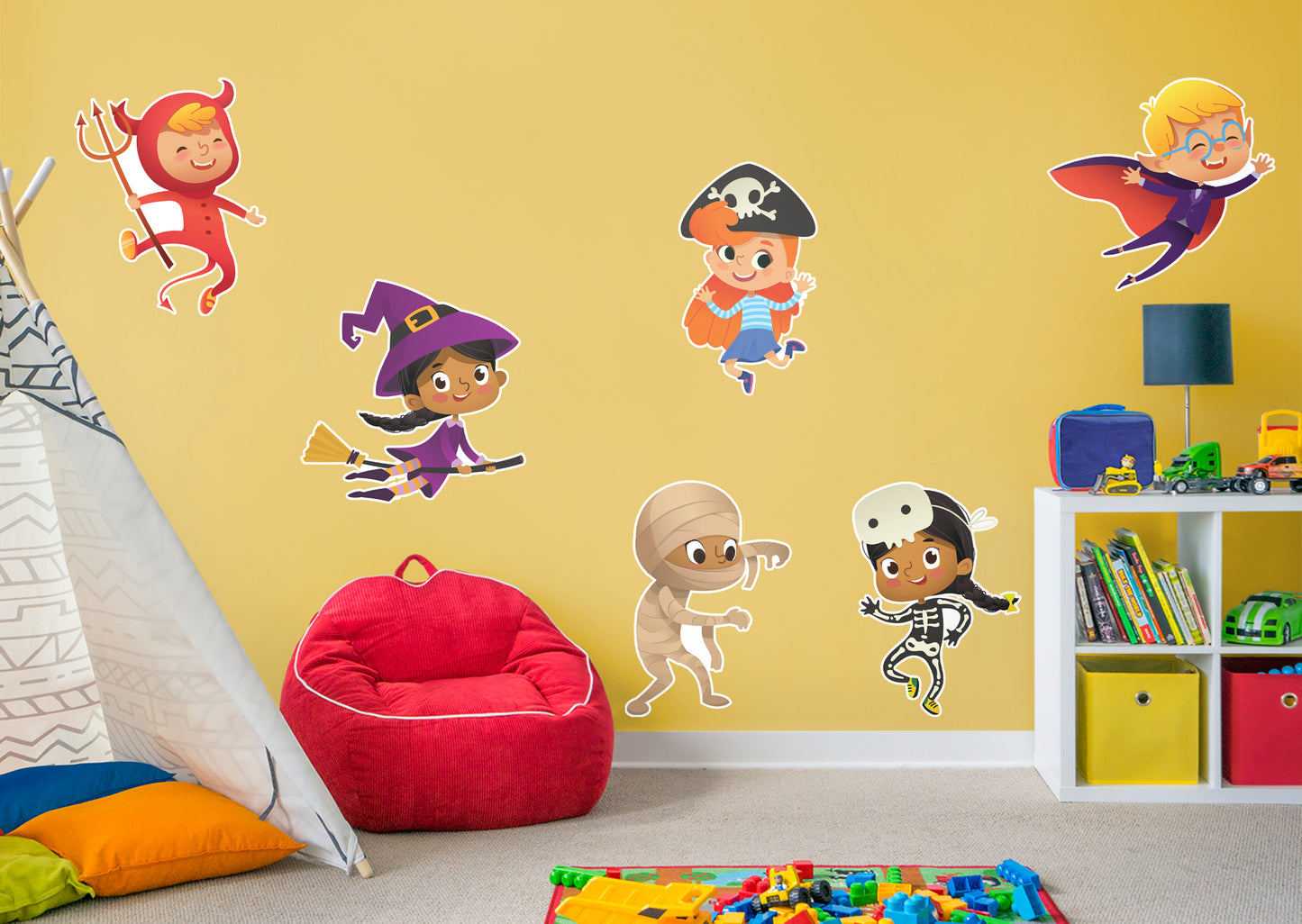 Halloween:  Characters Collection        -   Removable Wall   Adhesive Decal