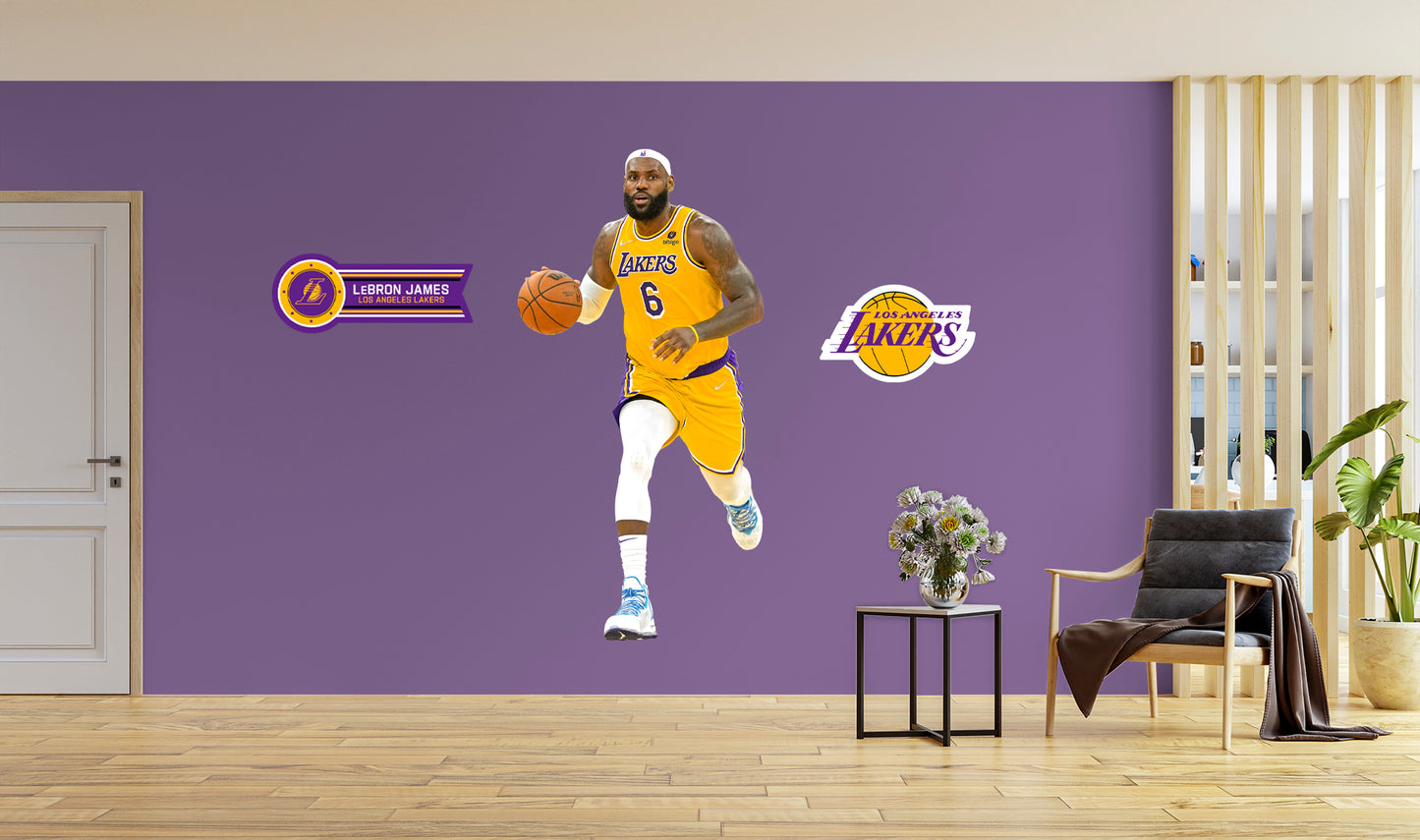 Los Angeles Lakers: LeBron James 2021 No.6 - Officially Licensed