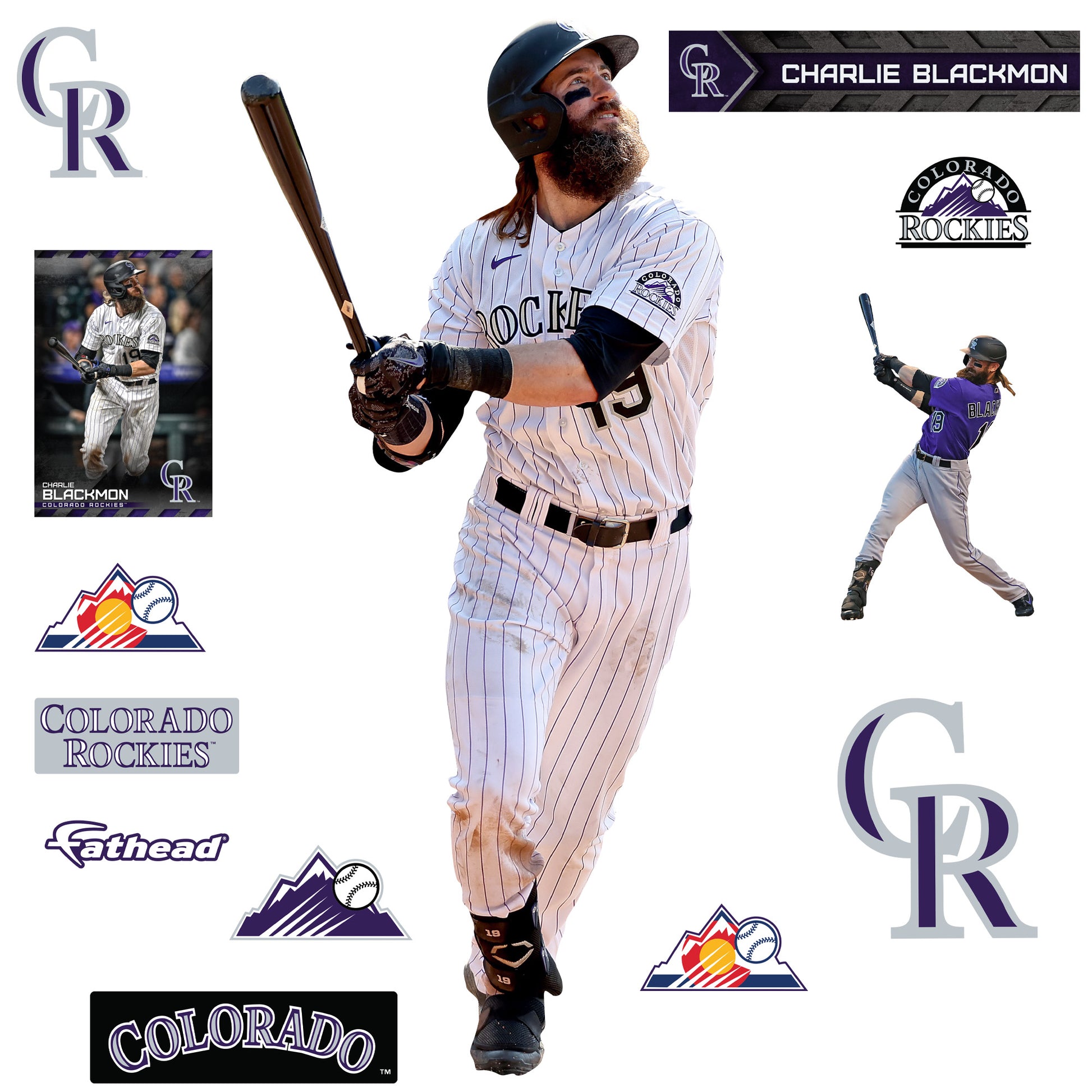 Personalized MLB Charlie Blackmon Colorado Rockies custom any name