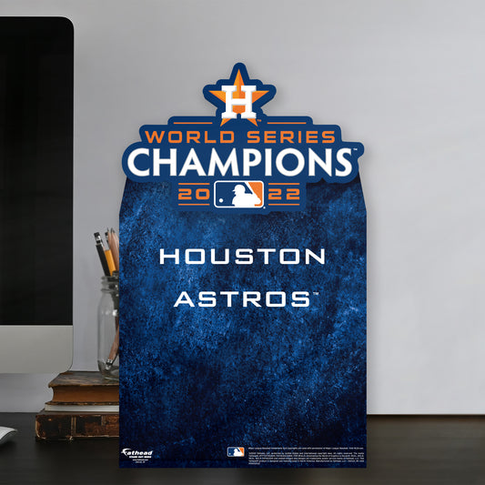 Houston Astros:  2022 World Series Champions  Mini   Cardstock Cutout  - Officially Licensed MLB    Stand Out
