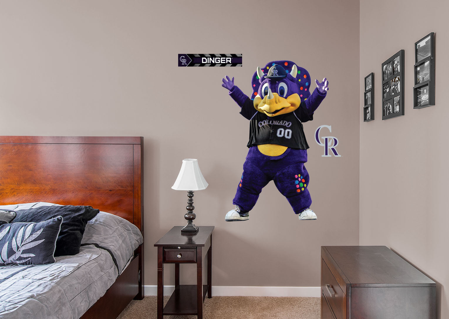Colorado Rockies: Dinger 2021 Mascot - Officially Licensed MLB Removab –  Fathead