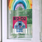 R2-D2 Pop Art Window Cling - Officially Licensed Star Wars Removable Window Static Decal