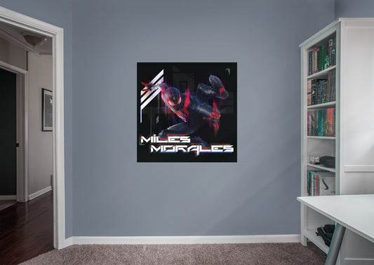 Spider-Man: Miles Morales : Into the Spiderverse Five Mural        - Officially Licensed Marvel Removable Wall   Adhesive Decal