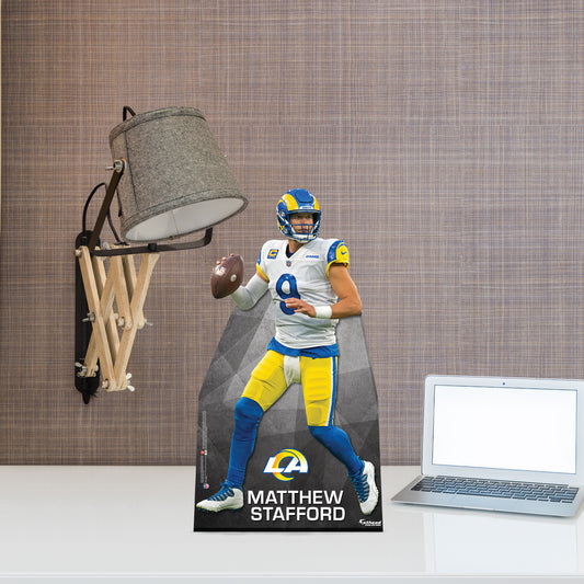 Los Angeles Rams: Matthew Stafford 2021  Mini   Cardstock Cutout  - Officially Licensed NFL    Stand Out