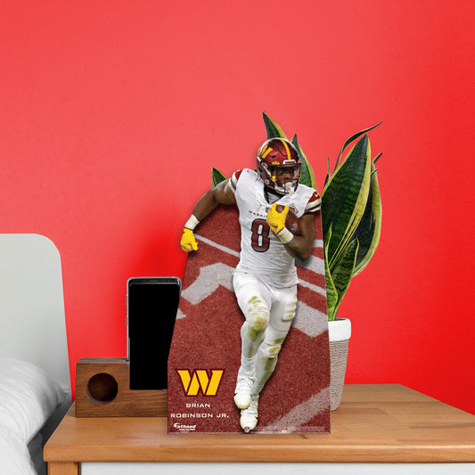Washington Commanders: Brian Robinson Jr. Mini Cardstock Cutout - Officially Licensed NFL Stand Out