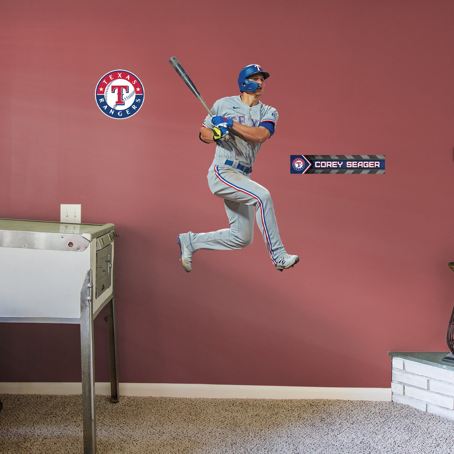 Texas Rangers: Corey Seager 2022        - Officially Licensed MLB Removable     Adhesive Decal