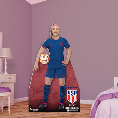 Becky Sauerbrunn   Life-Size   Foam Core Cutout  - Officially Licensed USWNT    Stand Out