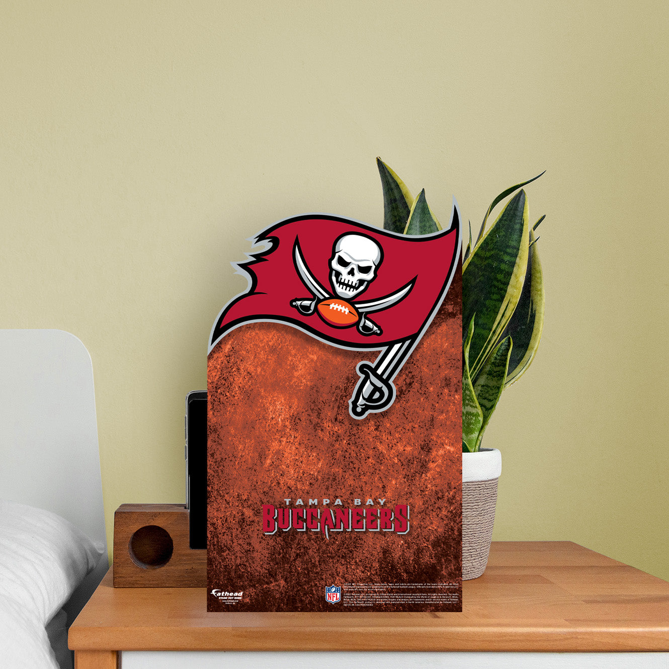 Tampa Bay Buccaneers:  2022 Logo  Mini   Cardstock Cutout  - Officially Licensed NFL    Stand Out