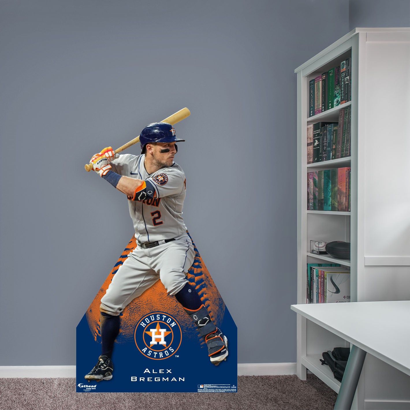 Houston Astros: Alex Bregman 2022  Life-Size   Foam Core Cutout  - Officially Licensed MLB    Stand Out