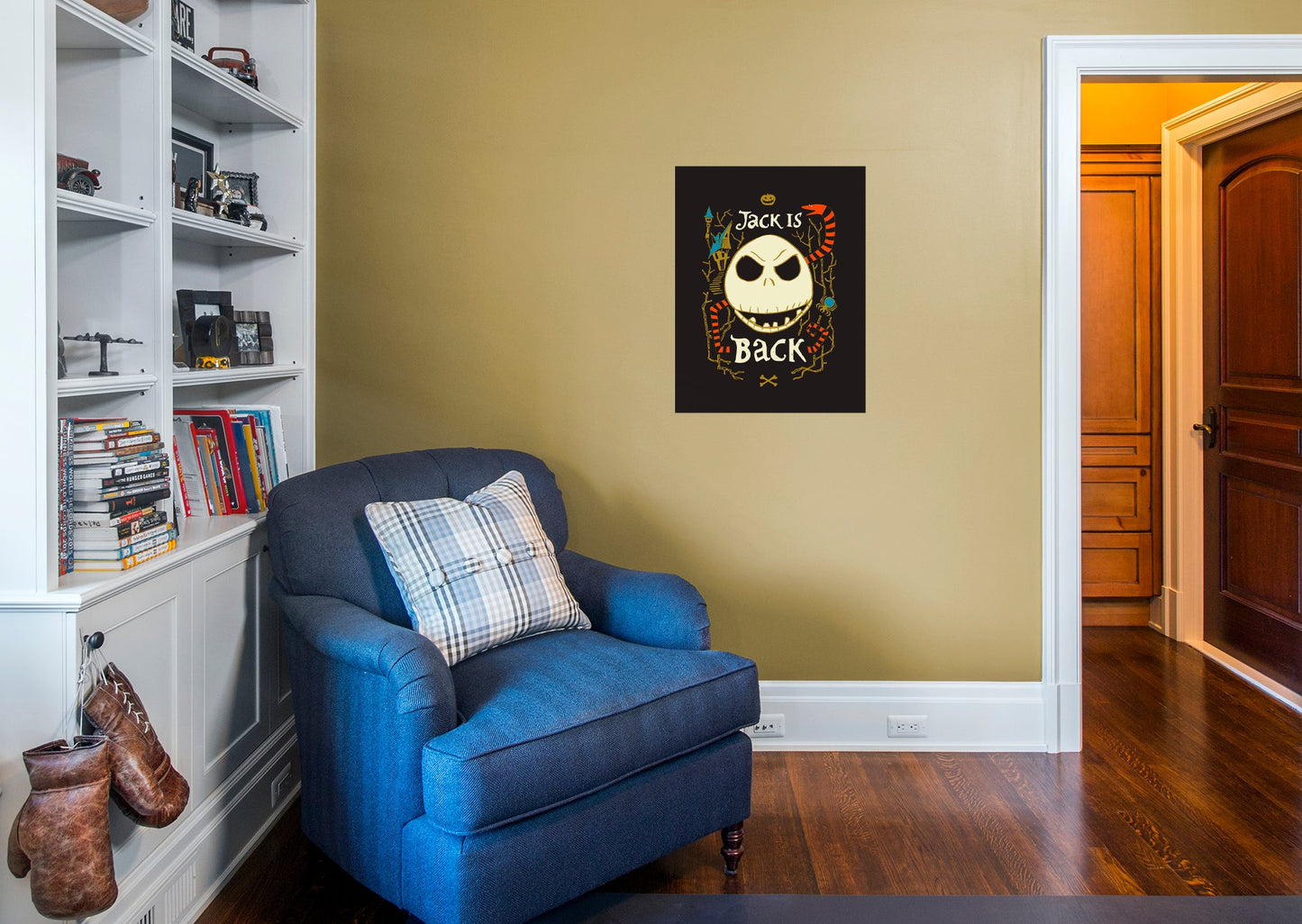 The Nightmare Before Christmas:  Jack is Back Mural        - Officially Licensed Disney Removable Wall   Adhesive Decal