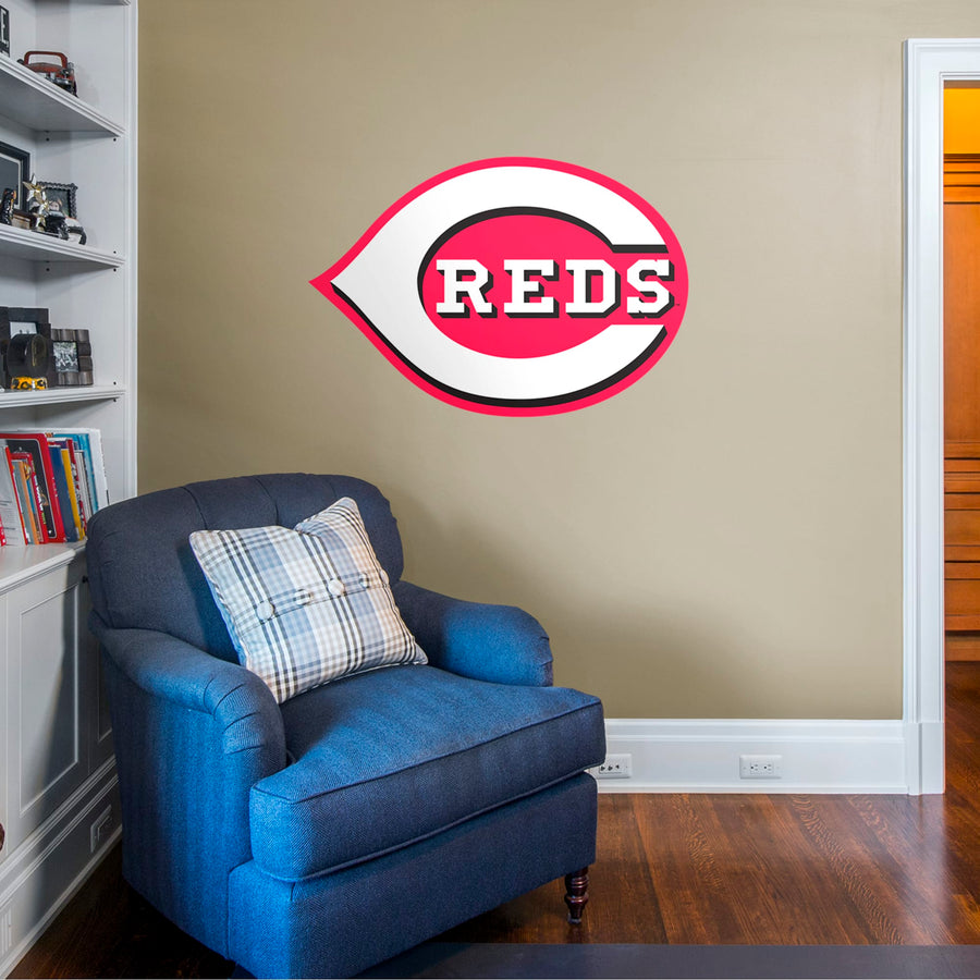 Cincinnati Reds - RealBig Logo Collection - Official MLB - Reusable Vinyl Wall Decals