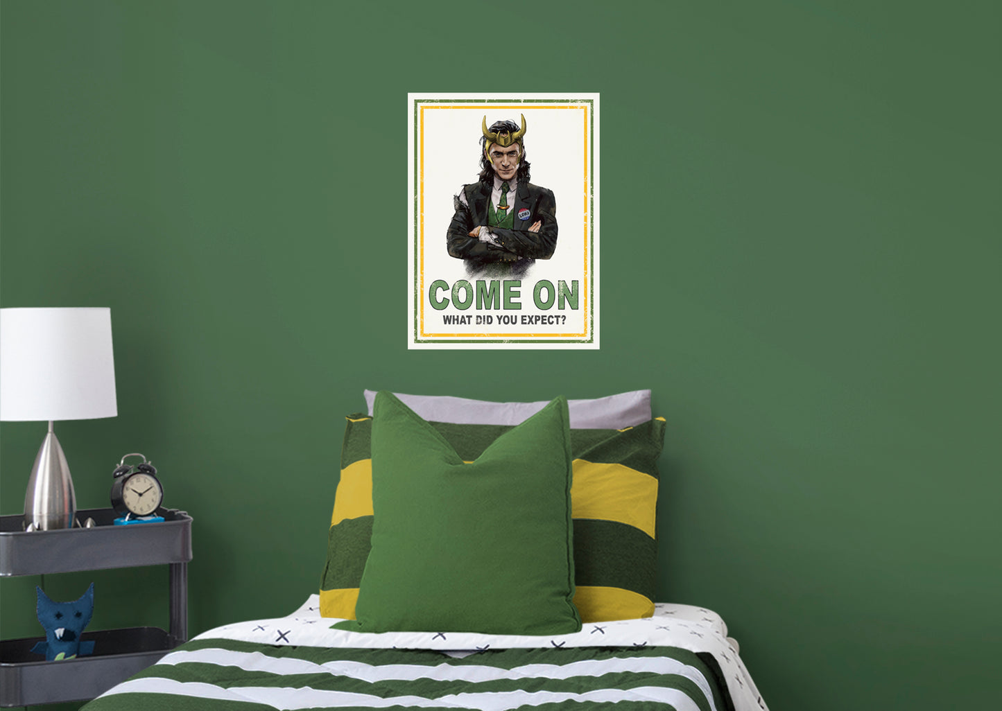 Loki Series:  Political Poster Mural        - Officially Licensed Marvel Removable Wall   Adhesive Decal