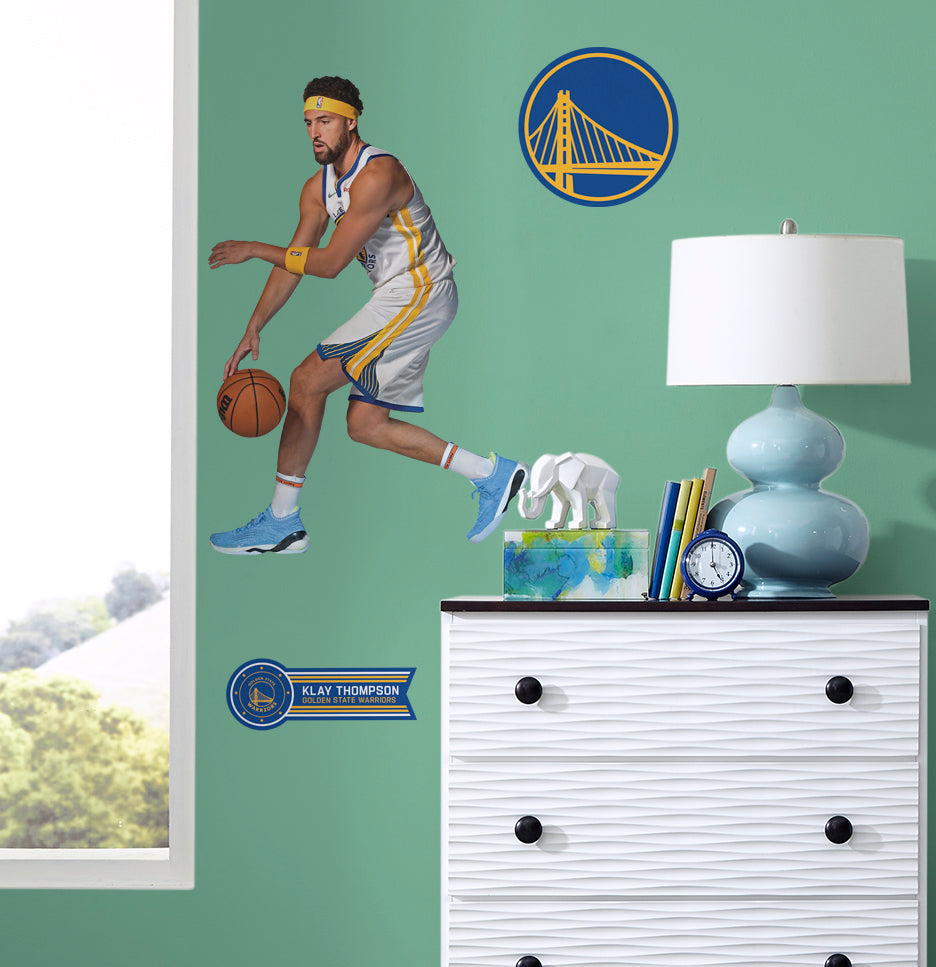 Golden State Warriors: Klay Thompson - Officially Licensed NBA Removable Adhesive Decal