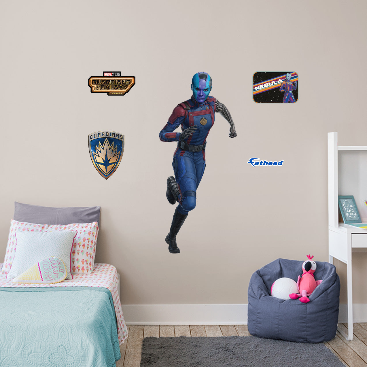 Guardians of the Galaxy vol.3: Nebula RealBig - Officially Licensed Marvel Removable Adhesive Decal