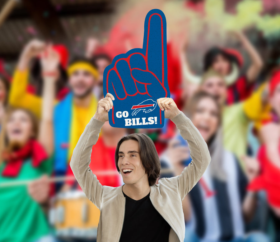 Foam Finger - Big Head - Official NFL - Buffalo Bills - Foam Core Cutout