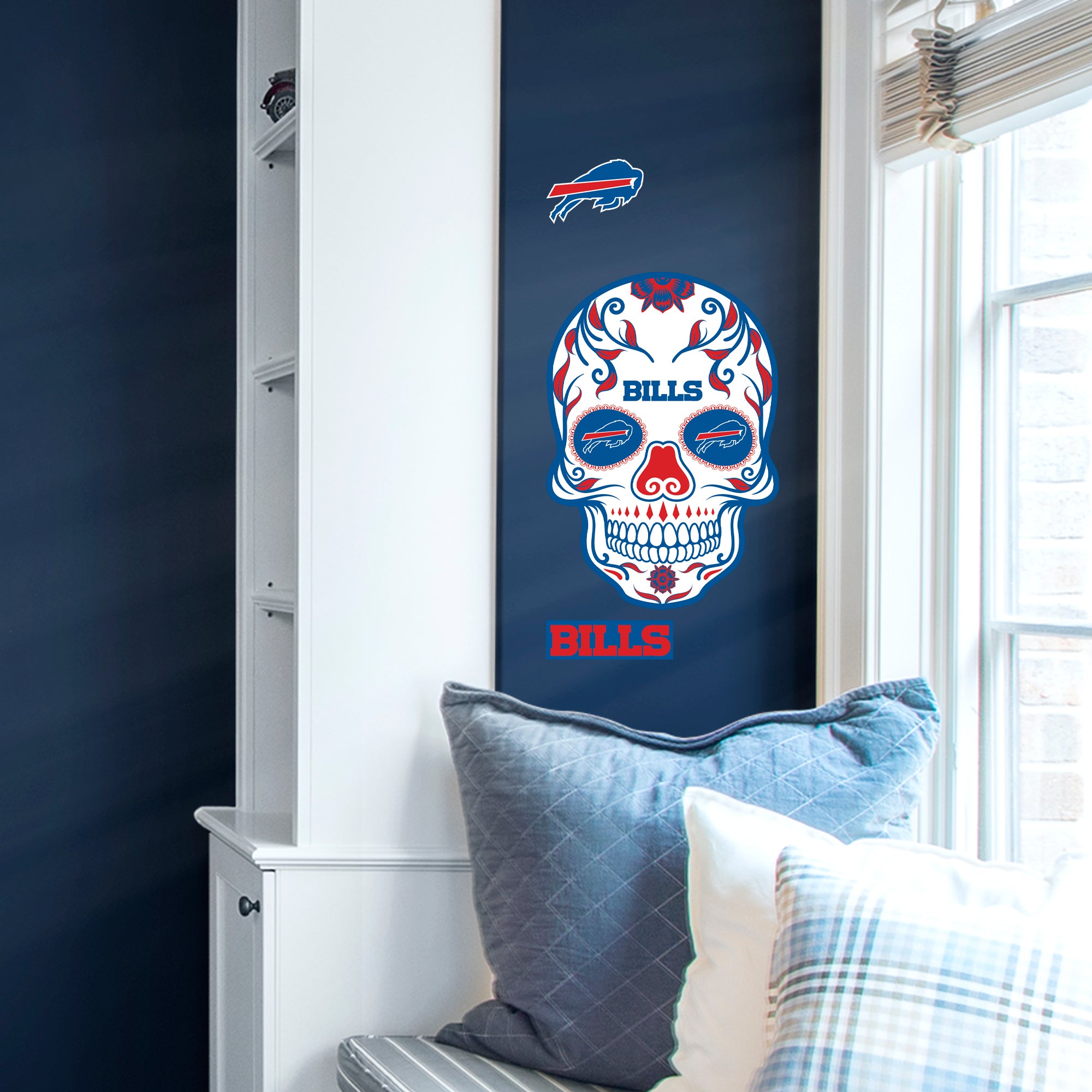 Nfl Skull Collection Buffalo Bills - RealBig Skull Collection - Official NFL - Reusable Vin ...