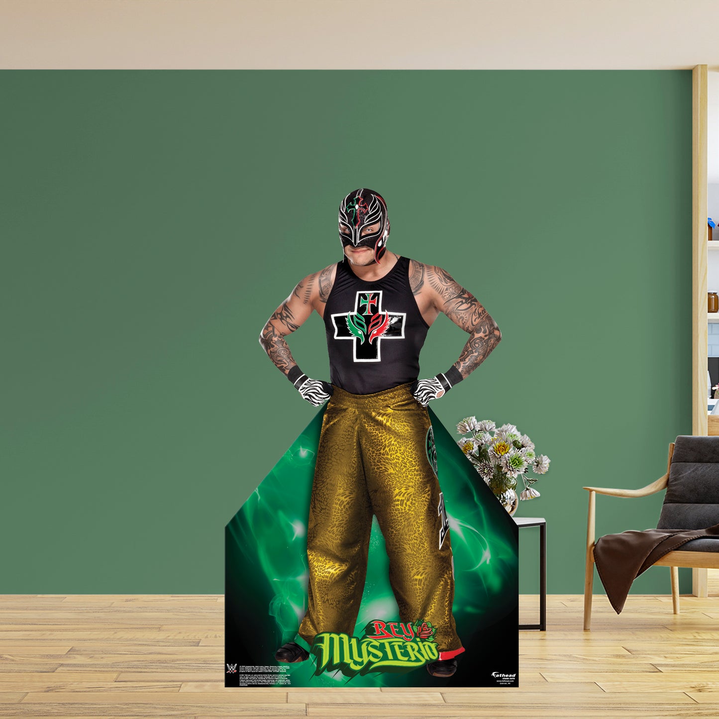 Rey Mysterio 2021   Foam Core Cutout  - Officially Licensed WWE    Stand Out