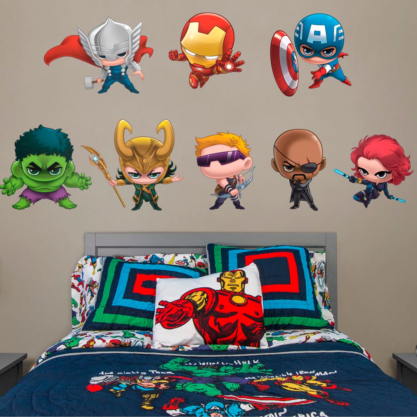 Marvel Team Up Collection - Officially Licensed Removable Wall Decal