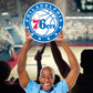 Philadelphia 76ers: Logo Foam Core Cutout - Officially Licensed NBA Big Head