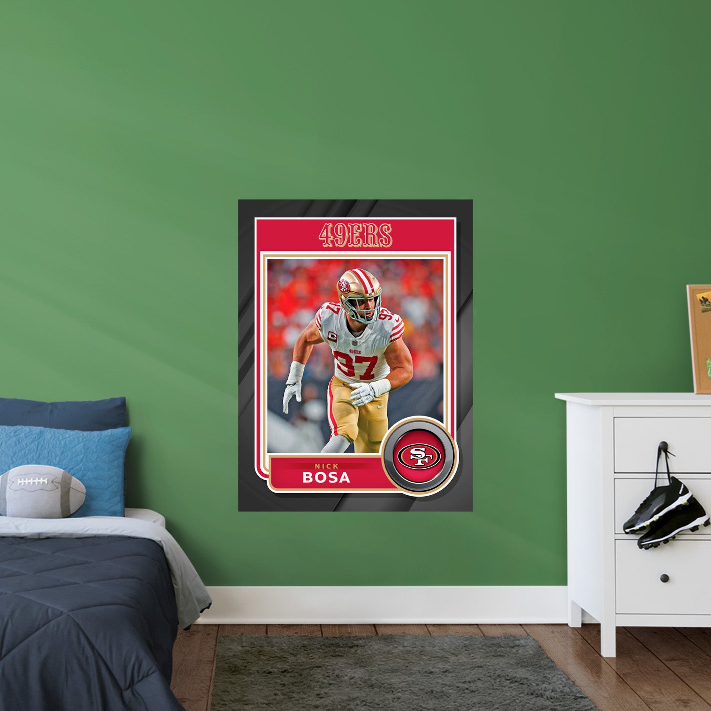 Nick Bosa - Officially Licensed NFL Removable Wall Decal