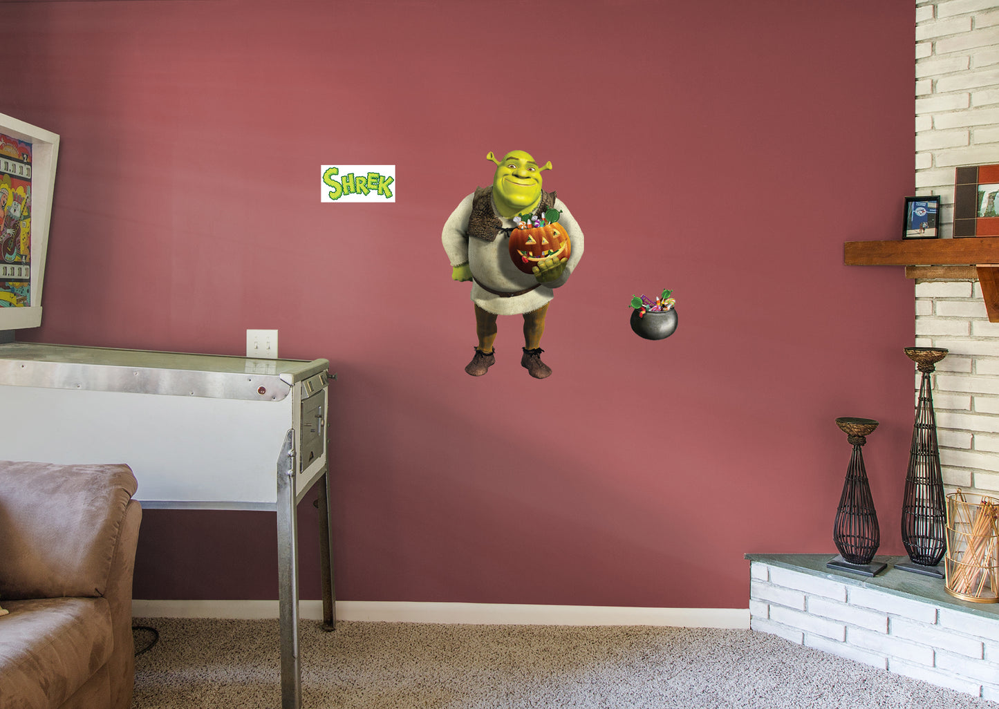 Shrek: Shrek Scared Shrekless RealBig - Officially Licensed NBC Universal Removable Adhesive Decal