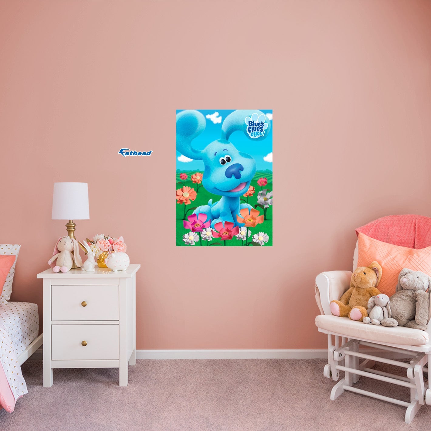 Blue's Clues: Field of Flowers Poster - Officially Licensed Nickelodeon Removable Adhesive Decal