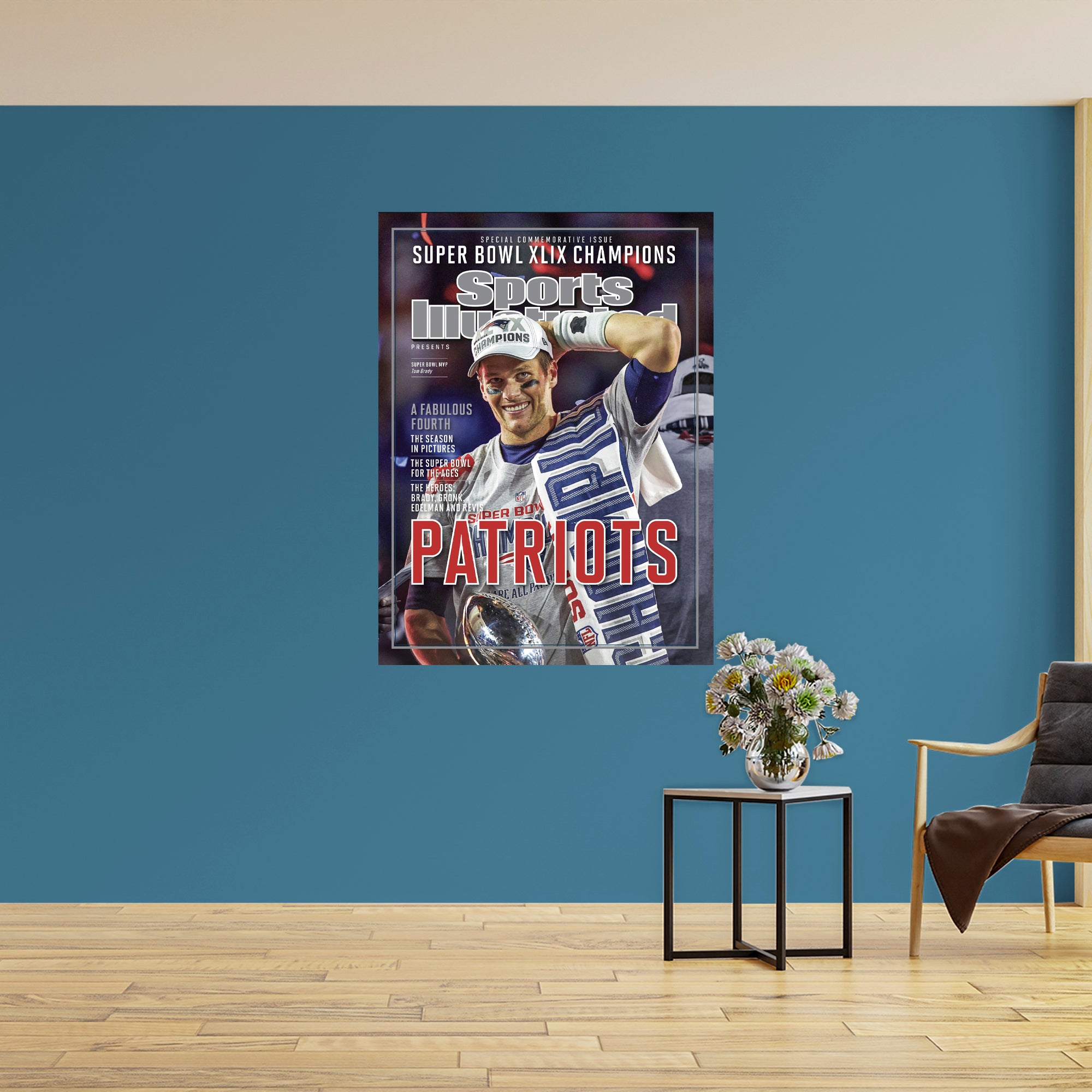 Tom Brady: Super Bowl LIX MVP Wall Decal