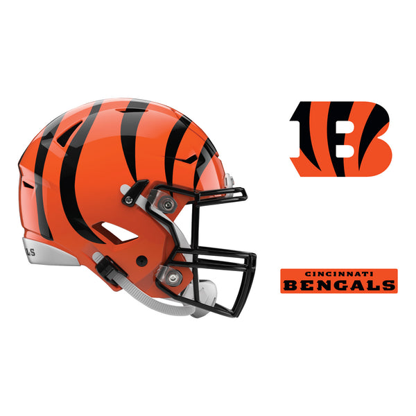 Fathead Cincinnati Bengals Helmet Logo Wall Graphic 