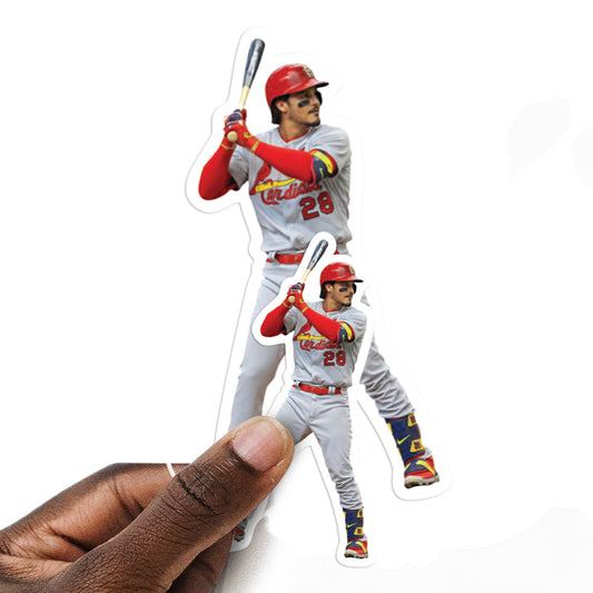 St. Louis Cardinals: Nolan Arenado 2022 Player Minis        - Officially Licensed MLB Removable     Adhesive Decal