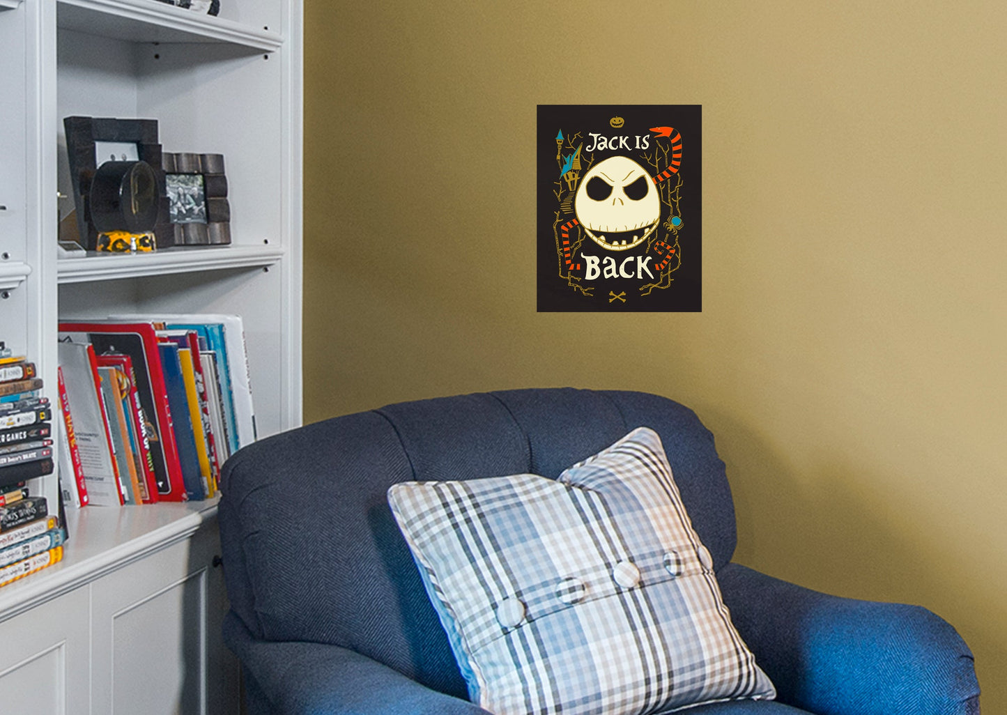 The Nightmare Before Christmas:  Jack is Back Mural        - Officially Licensed Disney Removable Wall   Adhesive Decal