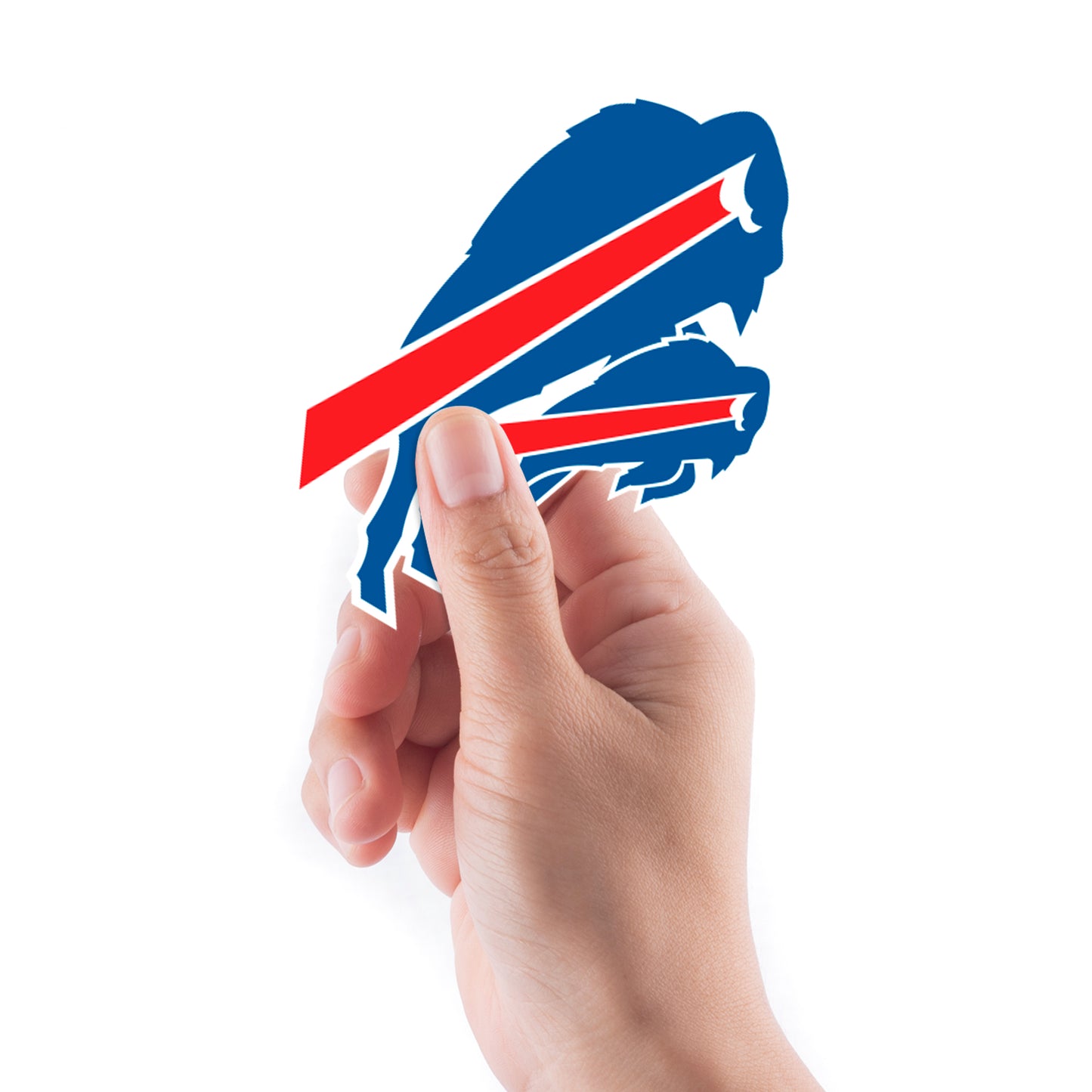 Sheet of 5 -Buffalo Bills:   Logo Minis        - Officially Licensed NFL Removable Wall   Adhesive Decal