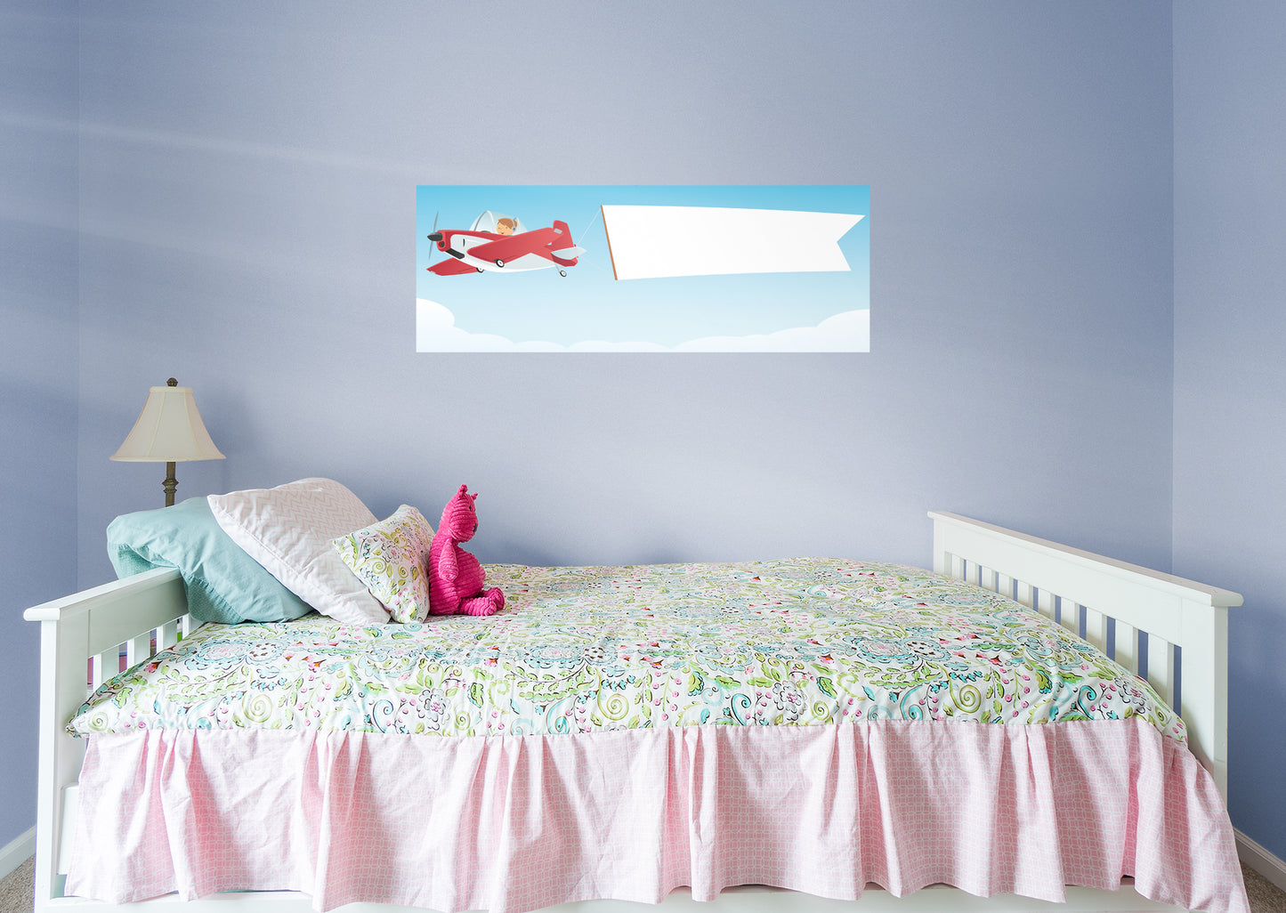 Nursery: Planes Red Plane Dry Erase        -   Removable Wall   Adhesive Decal