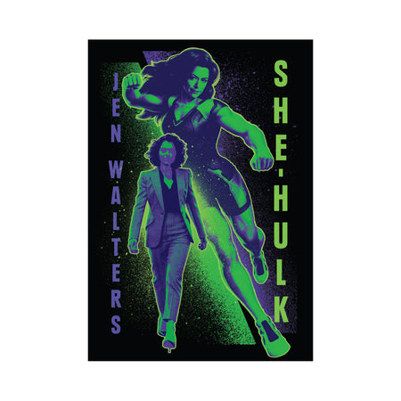 She-Hulk: She-Hulk Split Personality Mural - Officially Licensed