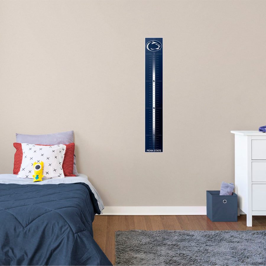 Penn State Nittany Lions Logo - Growth Chart - Official NCAA - Penn State Nittany Lions - Reusable Vinyl Wall Decal