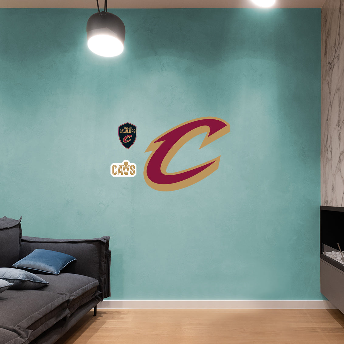 Cleveland Cavaliers: C Logo - Officially Licensed NBA Removable Adhesive Decal