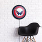 Washington Capitals: Round Slimline Lighted Wall Sign - The Fan-Brand