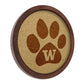 Washington Huskies: Paw - "Faux" Barrel Framed Cork Board - The Fan-Brand