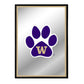 Washington Huskies: Paw - Framed Mirrored Wall Sign - The Fan-Brand