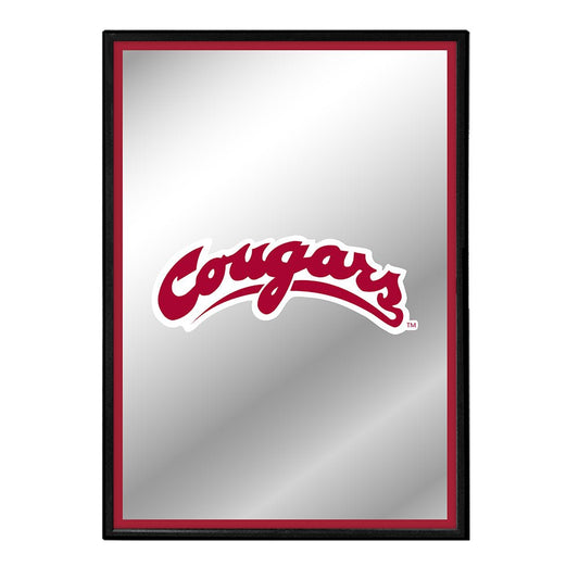 Washington State Cougars: Framed Mirrored Wall Sign - The Fan-Brand