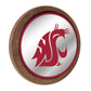 Washington State Cougars: Logo - Mirrored Barrel Top Mirrored Wall Sign - The Fan-Brand