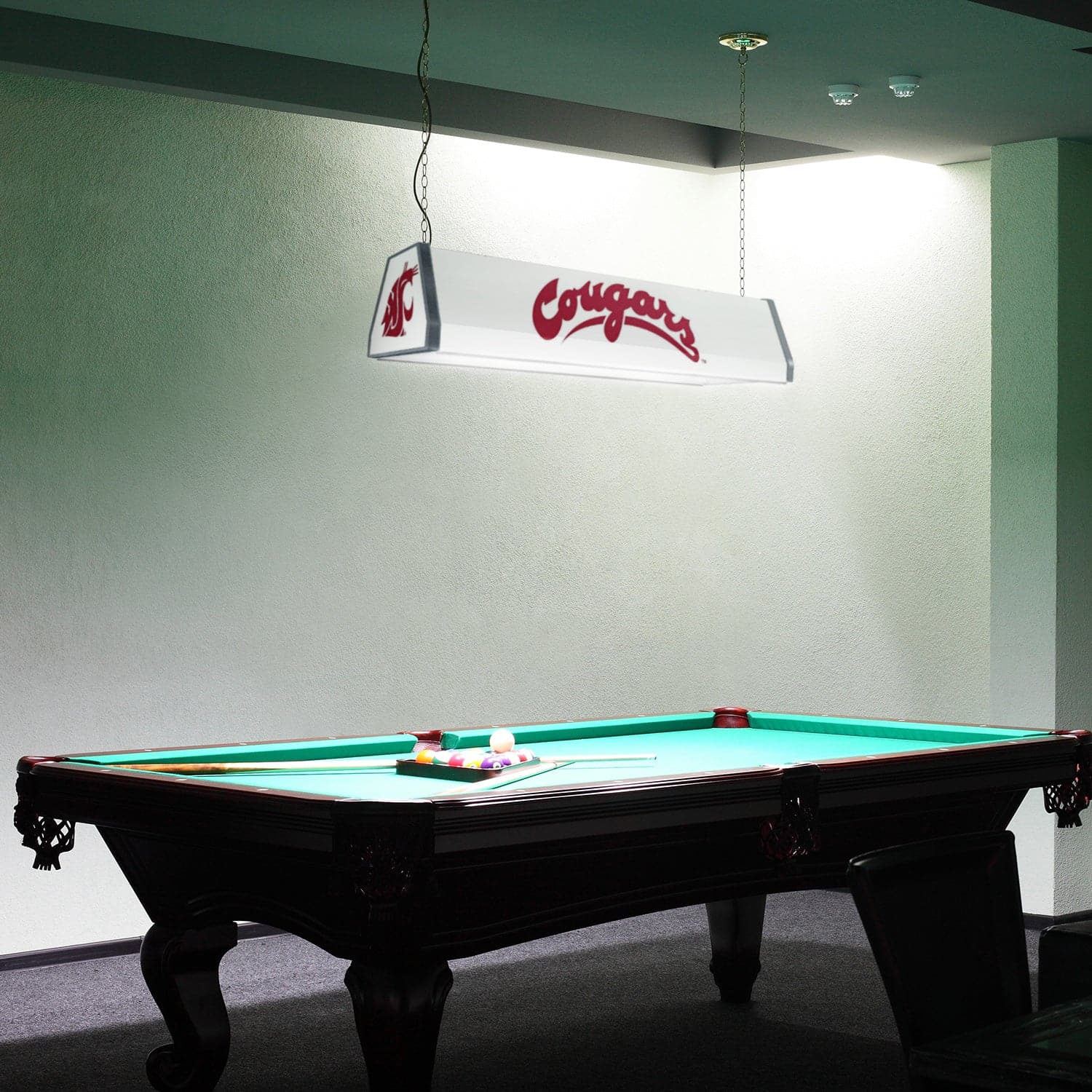 Washington State Cougars: Standard Pool Table Light - The Fan-Brand