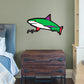 Dream Big Art:  Shark Icon        - Officially Licensed Juan de Lascurain Removable     Adhesive Decal