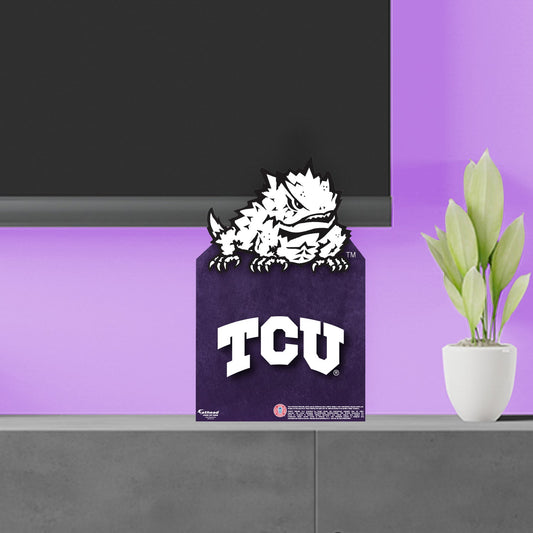 TCU Horned Frogs: Mini Cardstock Cutout - Officially Licensed NCAA Stand Out