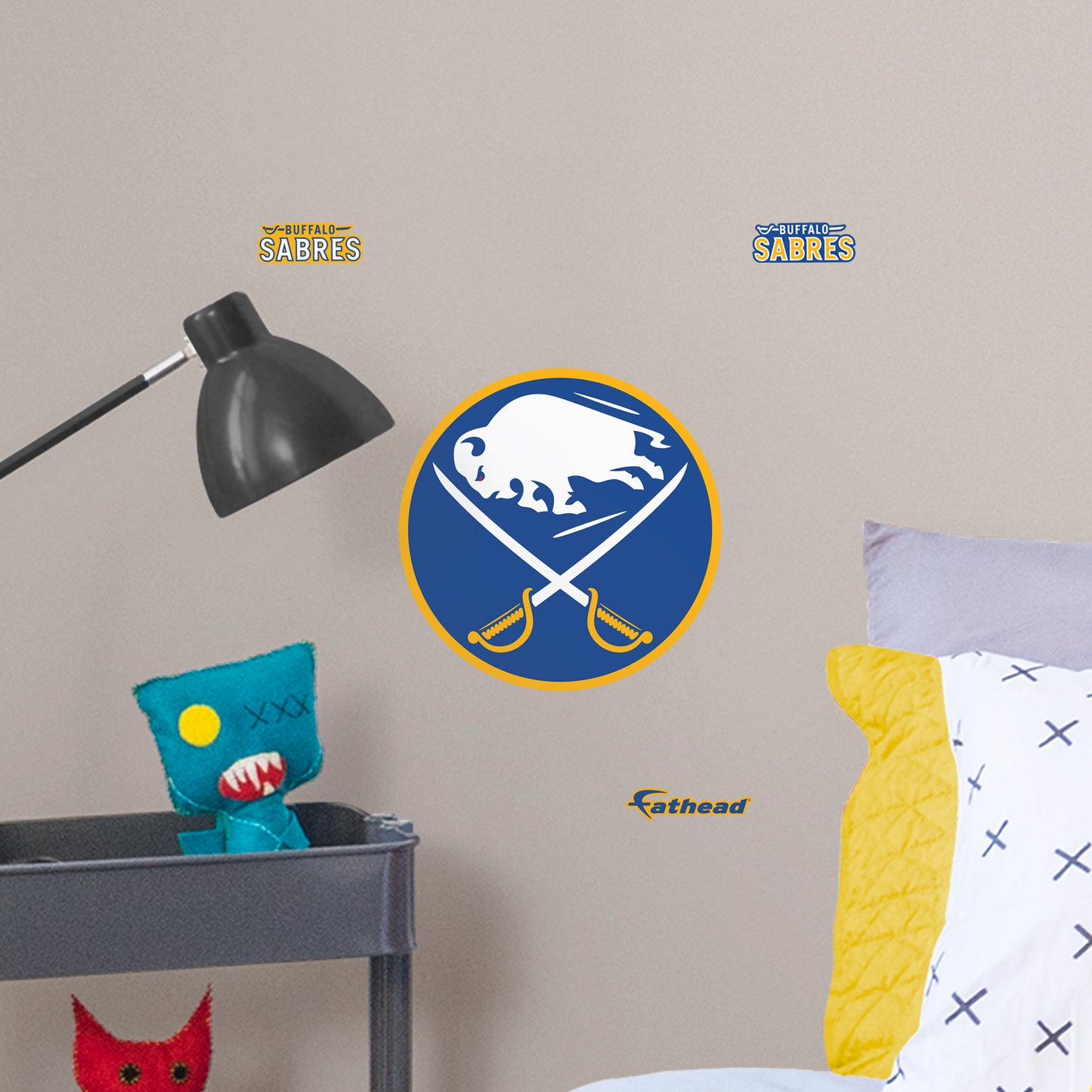 Buffalo Sabres 2020 POD Teammate Logo Officially Licensed NHL Removable Wall Decal